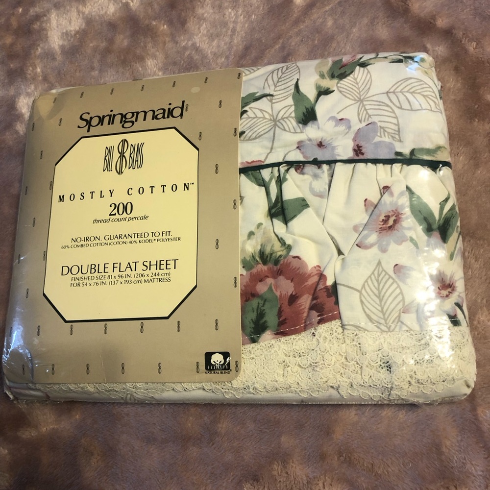 Vintage Springmaid double flat sheet